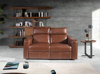 Ripiano in noce e vetro