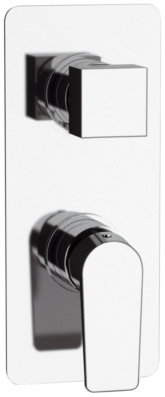 Rubinetto doccia con deviatore a tre vie su unica piastra - serie dream