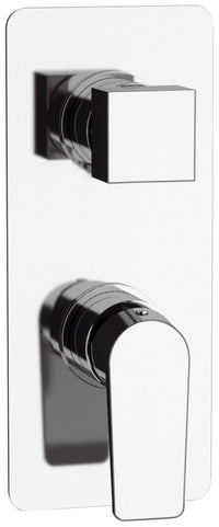 Rubinetto doccia con deviatore a tre vie su unica piastra - serie dream