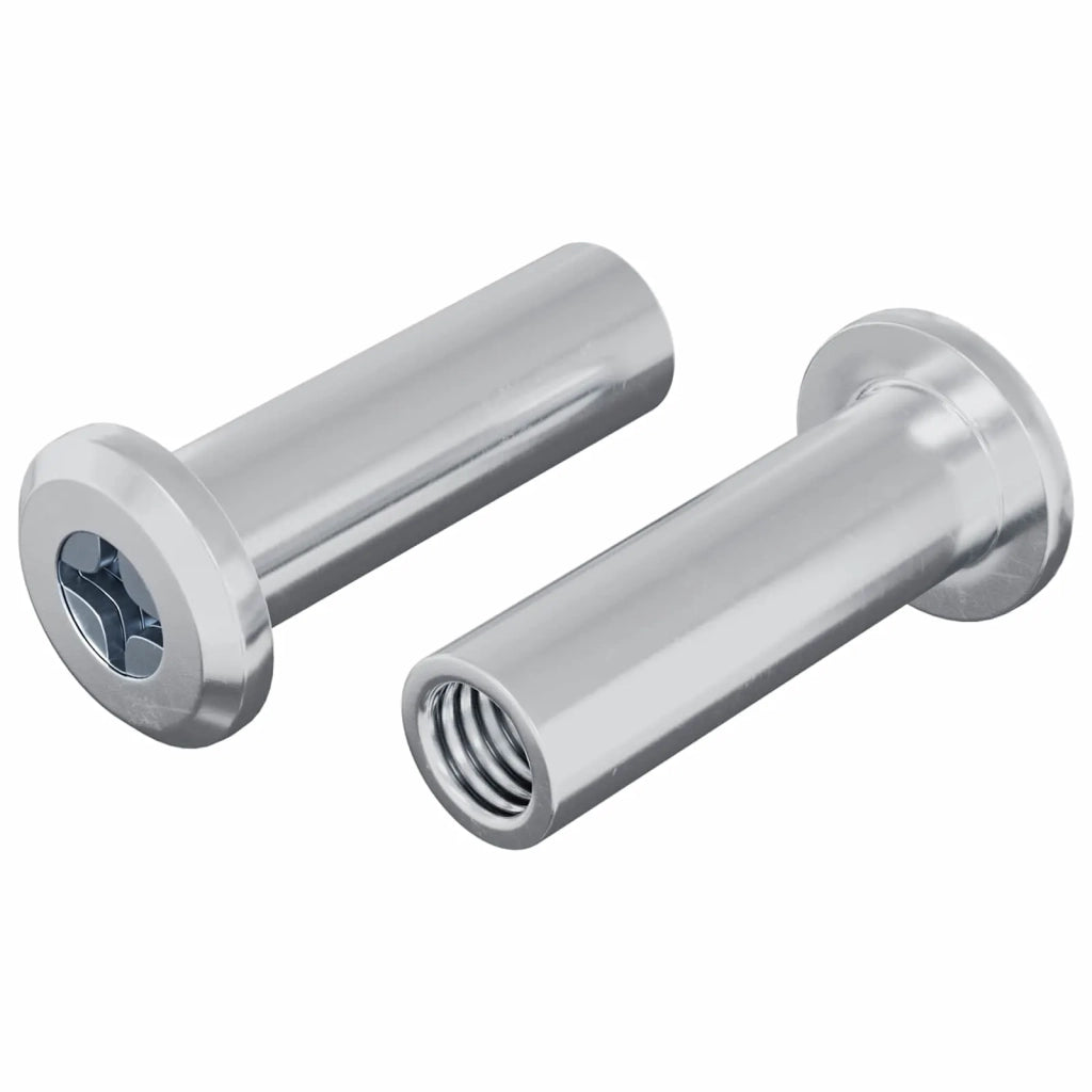 Dado a bloccaggio 2 pz Argento M6 x 25 mm Acciaio CFW4410498