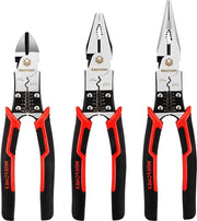 Tangenset multifunzionale 5 in 1 - Combinatietang, Tang lungo, Tang per tagliare la lama - 220 mm, 235 mm, 200 mm