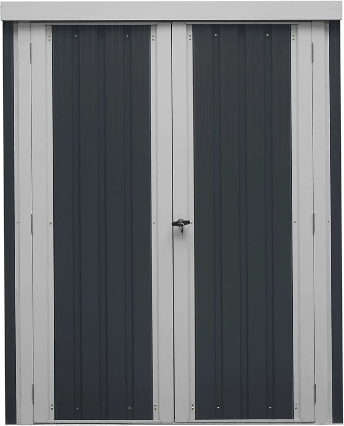 Casetta Big Box Da Giardino in acciaio galvanizzato, misura base 77x140 cm
