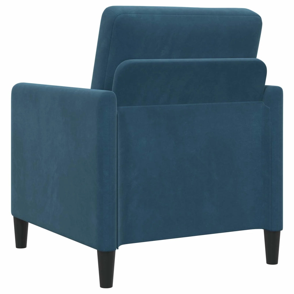 Set di Divani con Storage 2 pz Blu Poliestere 3429171