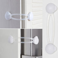 Gancio Chiusura Sicurezza Bambini Flessibile Grande per Armadi Frigorifero WC