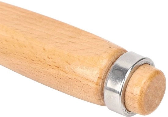 Beitel in Cr-V Acciaio Durissimo - 38 Mm - Manico in Legno - Facile da Utilizzare - Comodo da Maneggiare - Spatola Piana