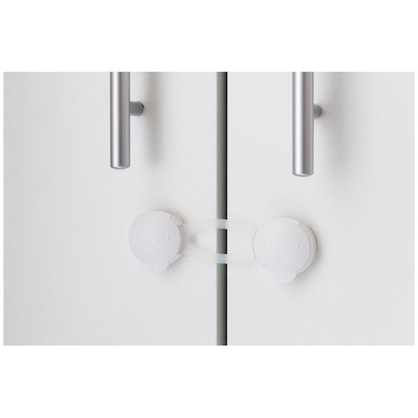 Chiusura di Sicurezza per Bambini di Ante Armadi Frigorifero Stipetti WC 2 Pz