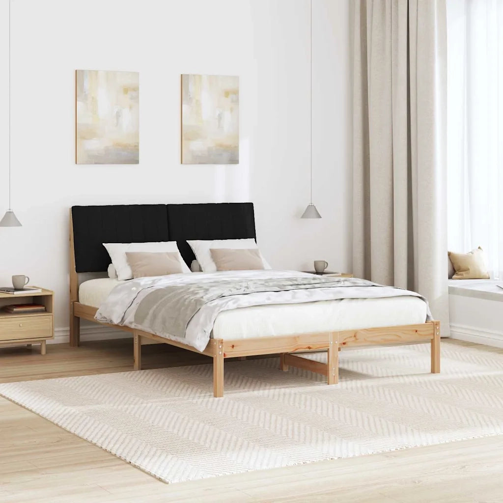 Struttura del letto-Giroletto Marrone 135 x 190 cm Pino massello 623729
