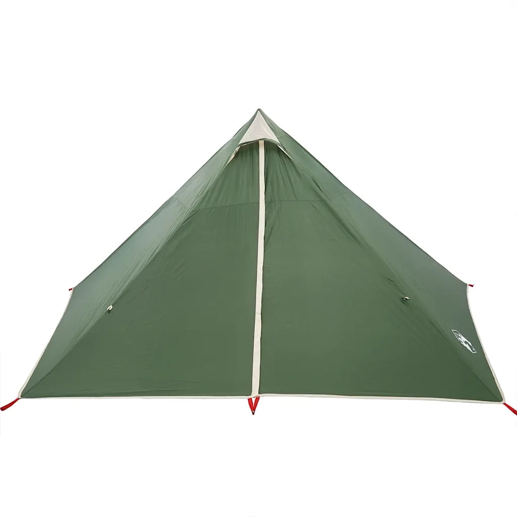 Tenda Familiare Tipi per 7 Persone-Tenda da campeggio Verde Impermeabile
