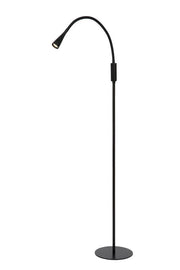 Lampada da terra ad arco Lucide Zozy nera LED 3W 3000K