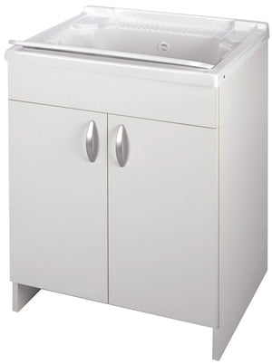 MOBILE LAVATOIO IN LEGNO CON VASCA IN RESINA -561