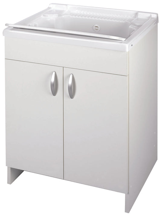 MOBILE LAVATOIO IN LEGNO CON VASCA IN RESINA -561