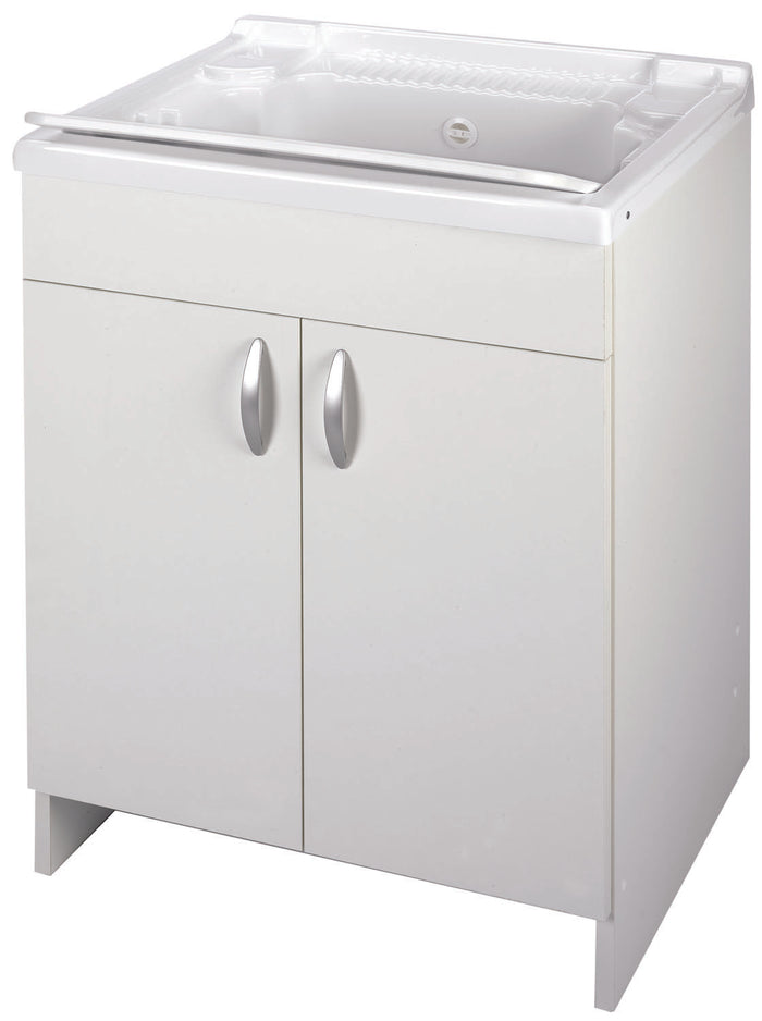 MOBILE LAVATOIO IN LEGNO CON VASCA IN RESINA -561