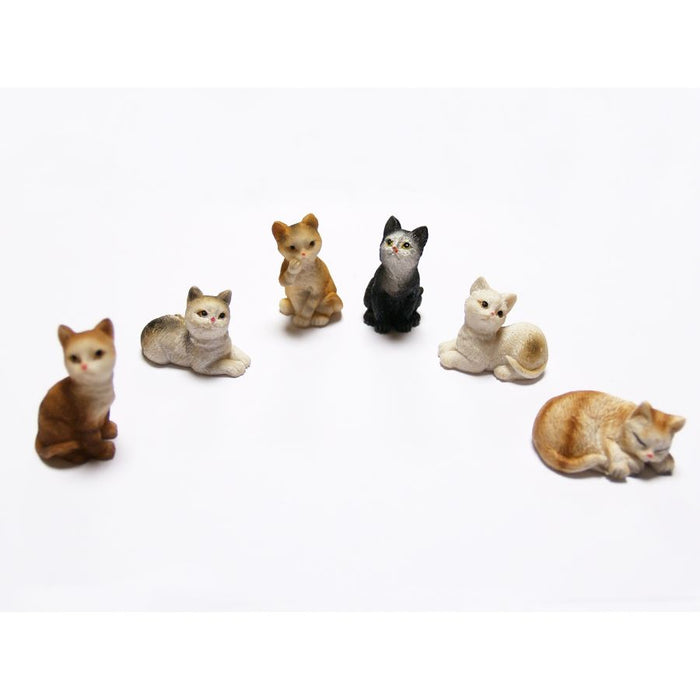 BUSTA GATTO SINGOLO 6 SOGGETTI PRE PRESEPI O MODELLISMO