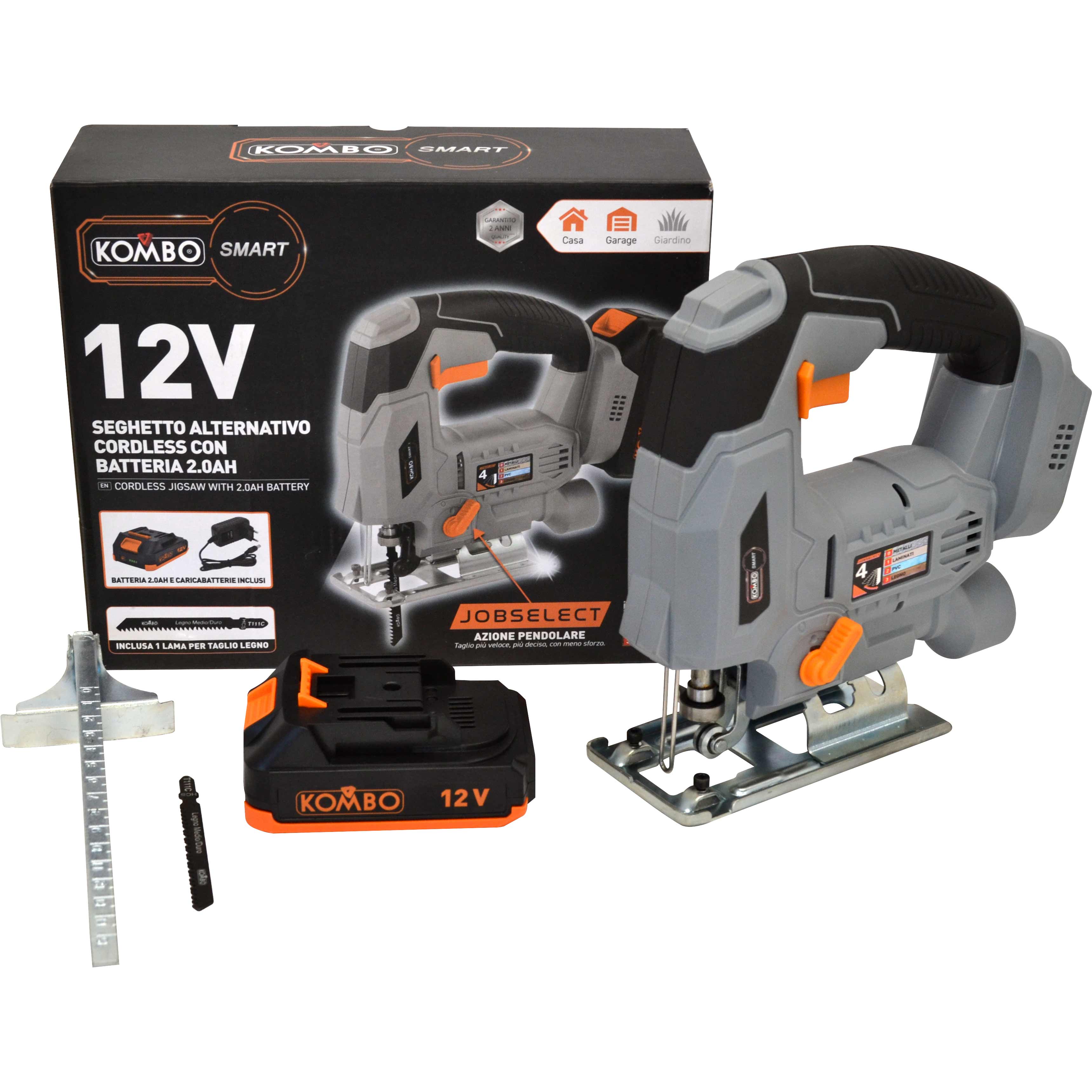 KIT SEGHETTO ALTERNATIVO KOMBO SMART 12V 2.0AH