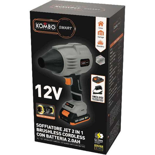 KIT SOFFIATORE ASCIUGATORE JET SMART 12V 2.0AH