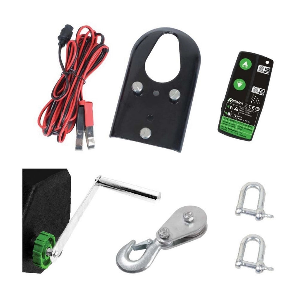 Verricello Elettrico 12V Con Telecomando Portata 5000Kg - PE12V/T1