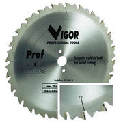 Vigor Lame Circolari Legno 40 Denti Widia F30 Mm.500