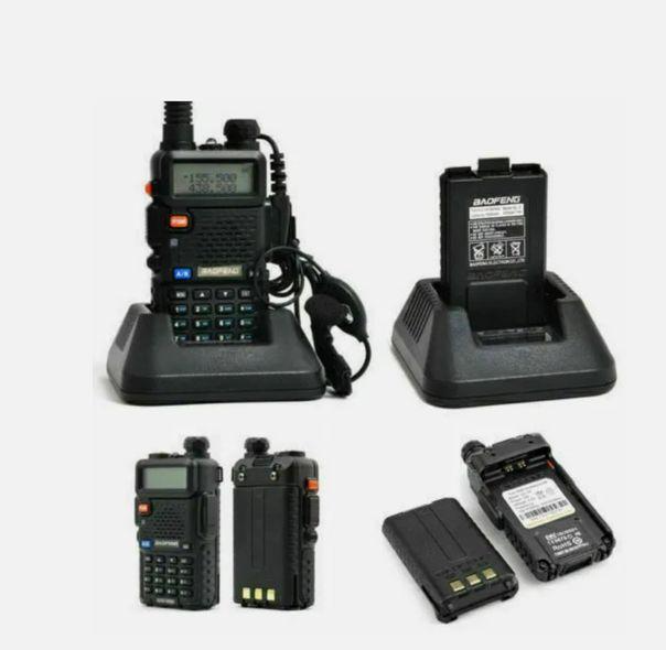 BAOFENG UV-5R VHF/UHF DUAL BAND RADIO 136-174-400-520 Mhz RICETRASMITTENTE