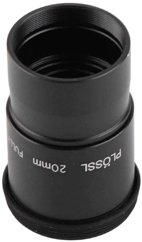 Oculare Plossl 20 mm - Scatola in Plastica Rigida - Maniglia in Gomma Sottile - Progettazione Comoda - Non Riflettente - Ideale per Portatori di Occhiali - Telescopio Oculare