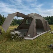 Tenda Capanna Marrone grigio 8 persone Poliestere e Acciaio 42029010