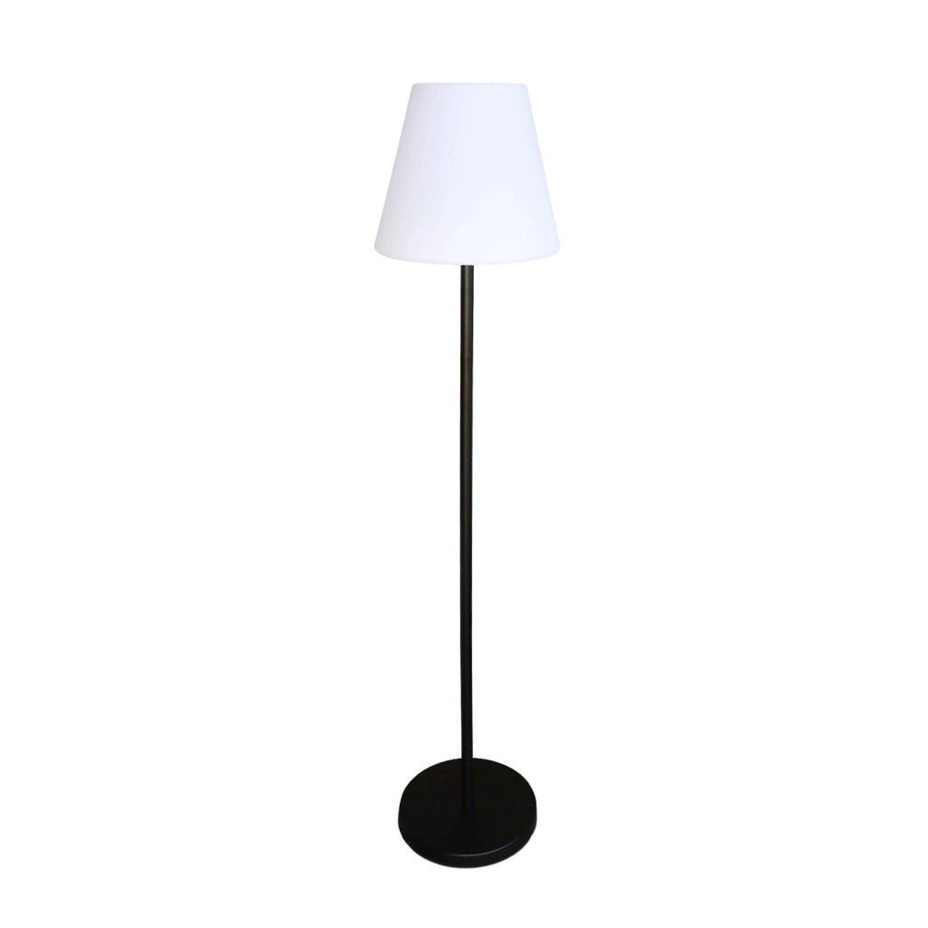 Lampada da terra colore bianco con batteria ricaricabile