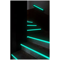 Nastro Adesivo Luminescente Fosforescente Segnaletico si Illumina al Buio 5 Mt