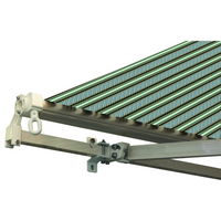 TENDA DA SOLE CON BRACCI 250X200 VERDE/BEIGE