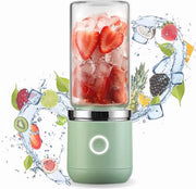 Blender portatile - Smoothie Maker - Mini Blender - Senza fili e ricaricabile - Blender verde per smoothies e shake