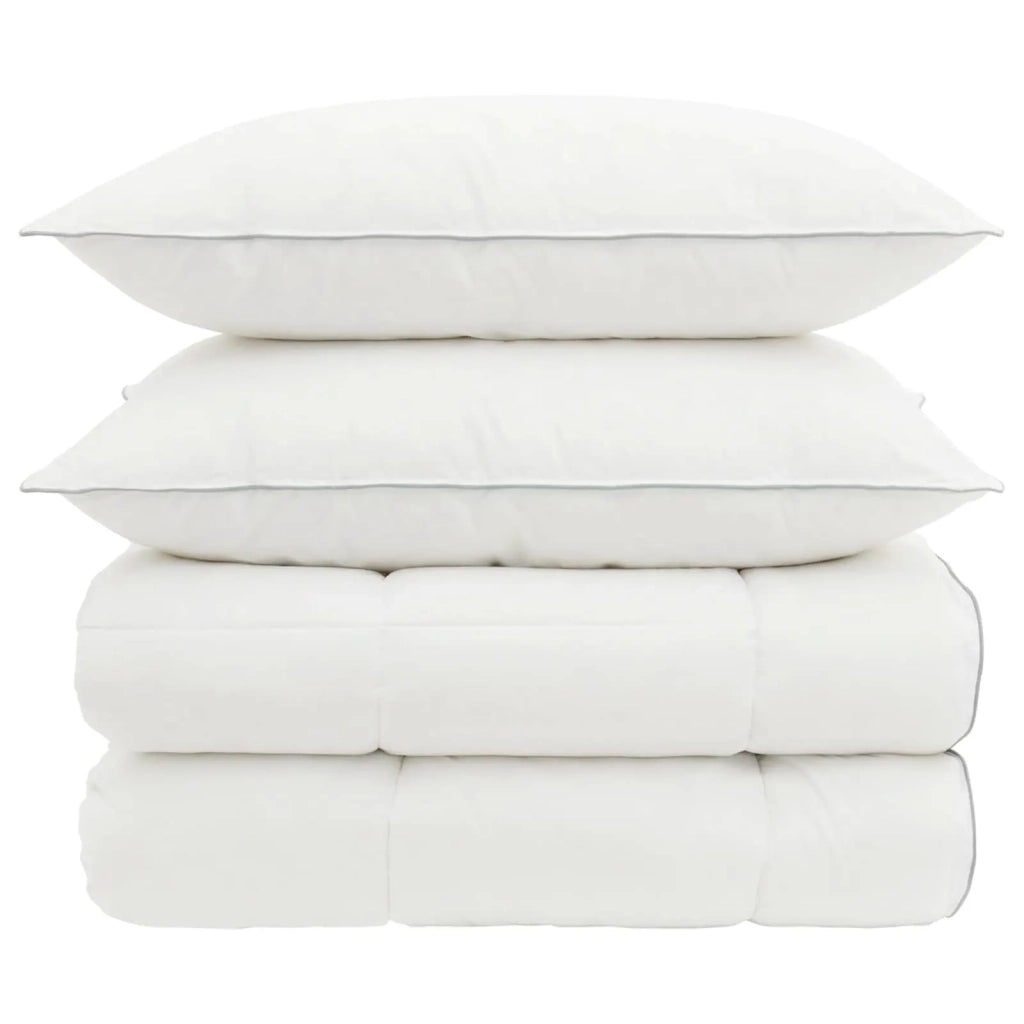 Set di piumone e cuscini 3 pcs 240x260 cm 4 stagioni Lana 3441631
