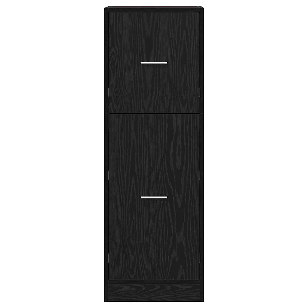 Armadio da Apoteca Rovere nero 40 x 41 x 118 cm 869032