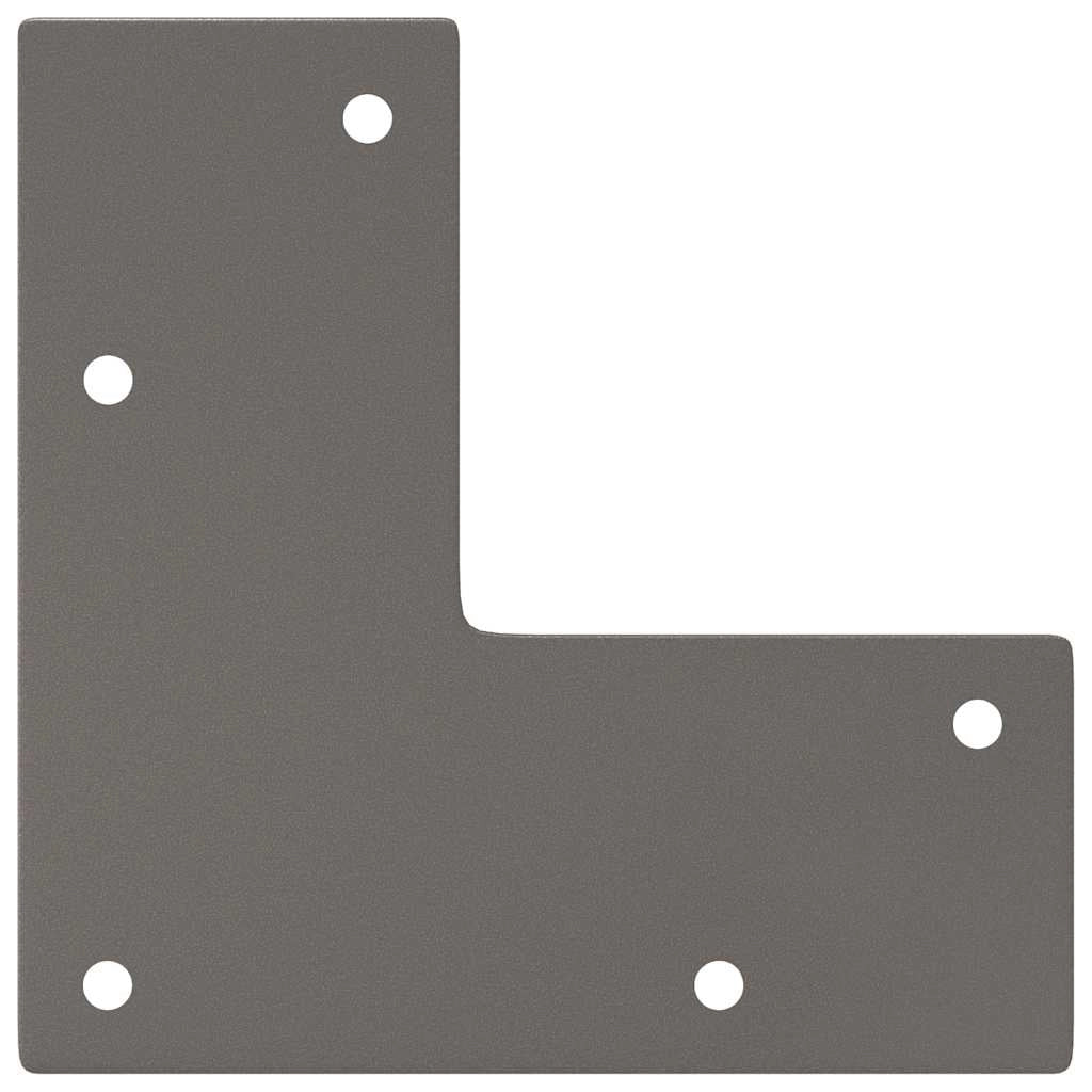 Set di 4 gambe a forcina dal design moderno per tavolino altezza 30 cm in acciaio naturale 02_0056718