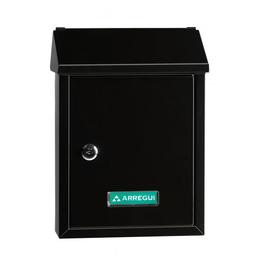 Cassetta Postale in Acciaio Piccola A5 Cassettina Raccogli Posta Buca Lettere Colore: Nero