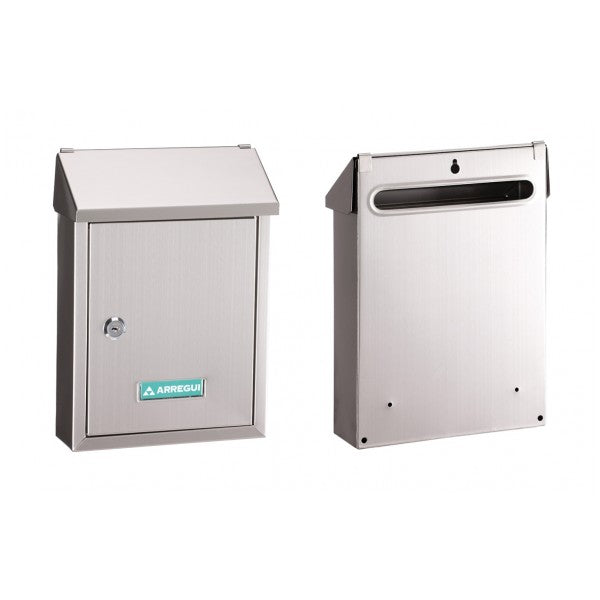 Cassetta Postale Piccola in Acciaio INOX A5 Buste C5 Raccogliposta Buca Lettere