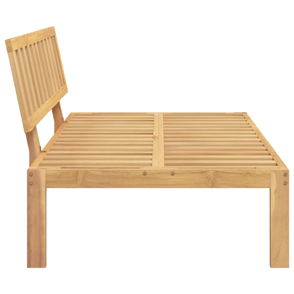 Divano Centrale da Giardino Pallet in Legno Massello di Acacia 365850