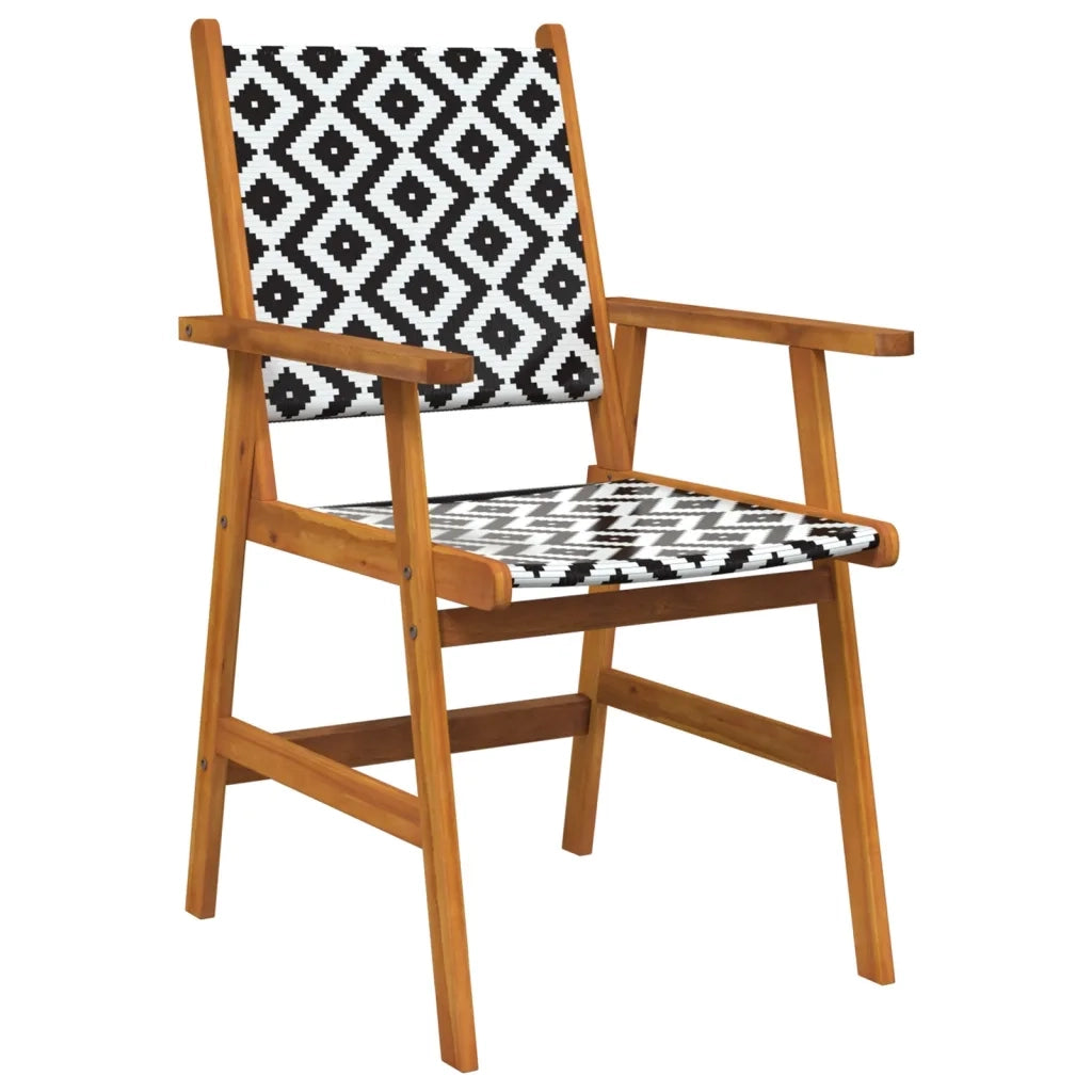 Set da Pranzo per Giardino 5 pz in Legno Massello di Acacia 3283576