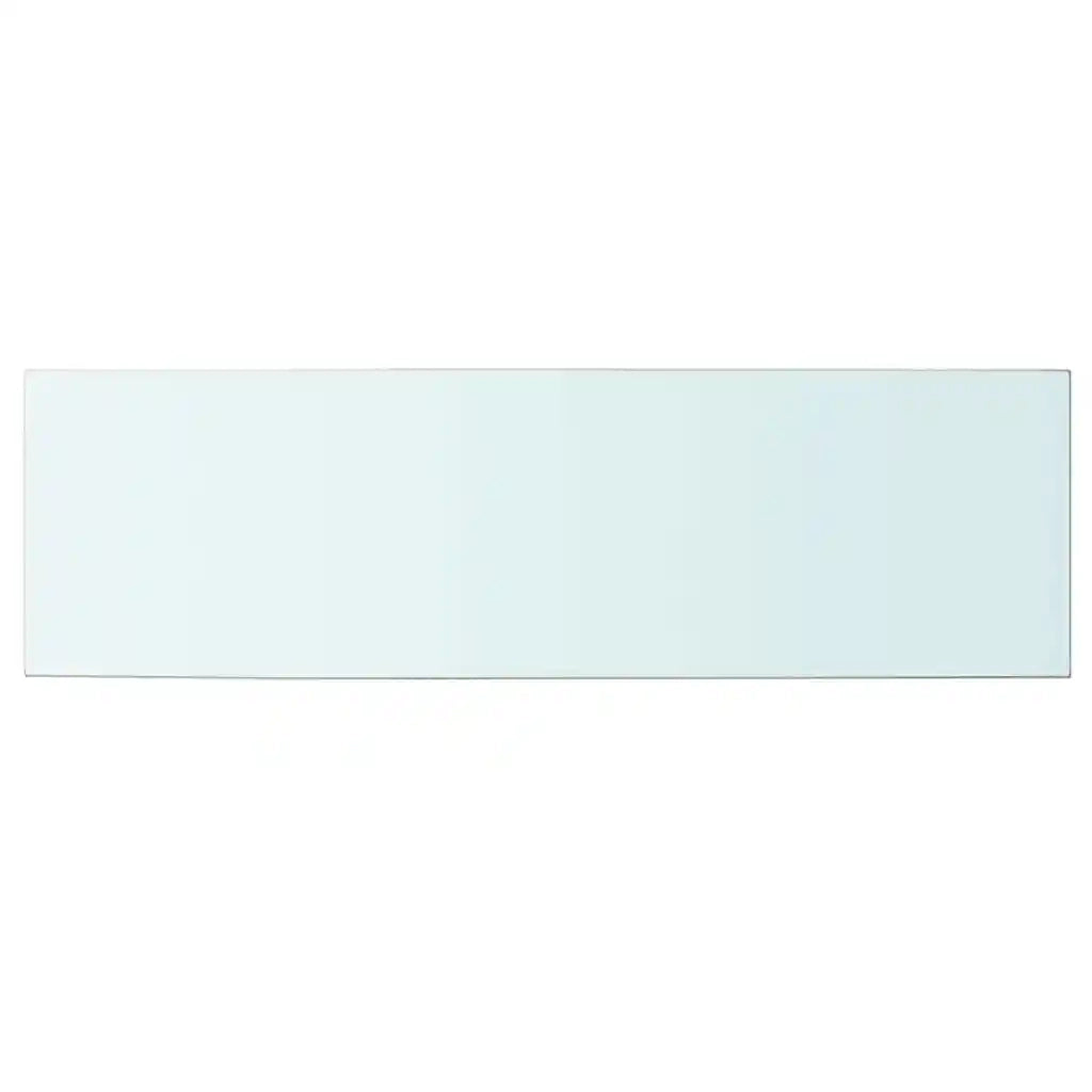 2 pz Mensole | Ripiano | Scaffale in Vetro Trasparente 100x30 cm