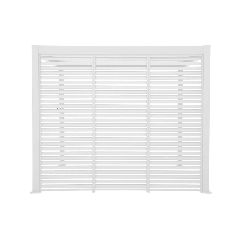 Pergola bioclimatica 3x3m in alluminio con lamelle orientabili v2 + 3