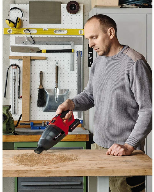 Aspirapolvere a Batteria Portatile Einhell TE-VC 18 Li-Solo Aspirabriciole Auto