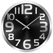 Lowell, Orologio da Parete, Nero, Rotondo, Metallo, 29 cm, L-14972N