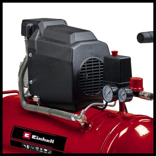 Compressore Aria 50 Lt Einhell TC-AC 190/50/8 Lubrificato ad Olio 8 Bar 1500W