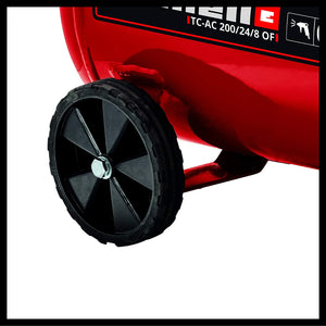 Compressore Aria 24 Lt Einhell TC-AC 200/24/8 OF 8 Bar 1200W Autolubrificato