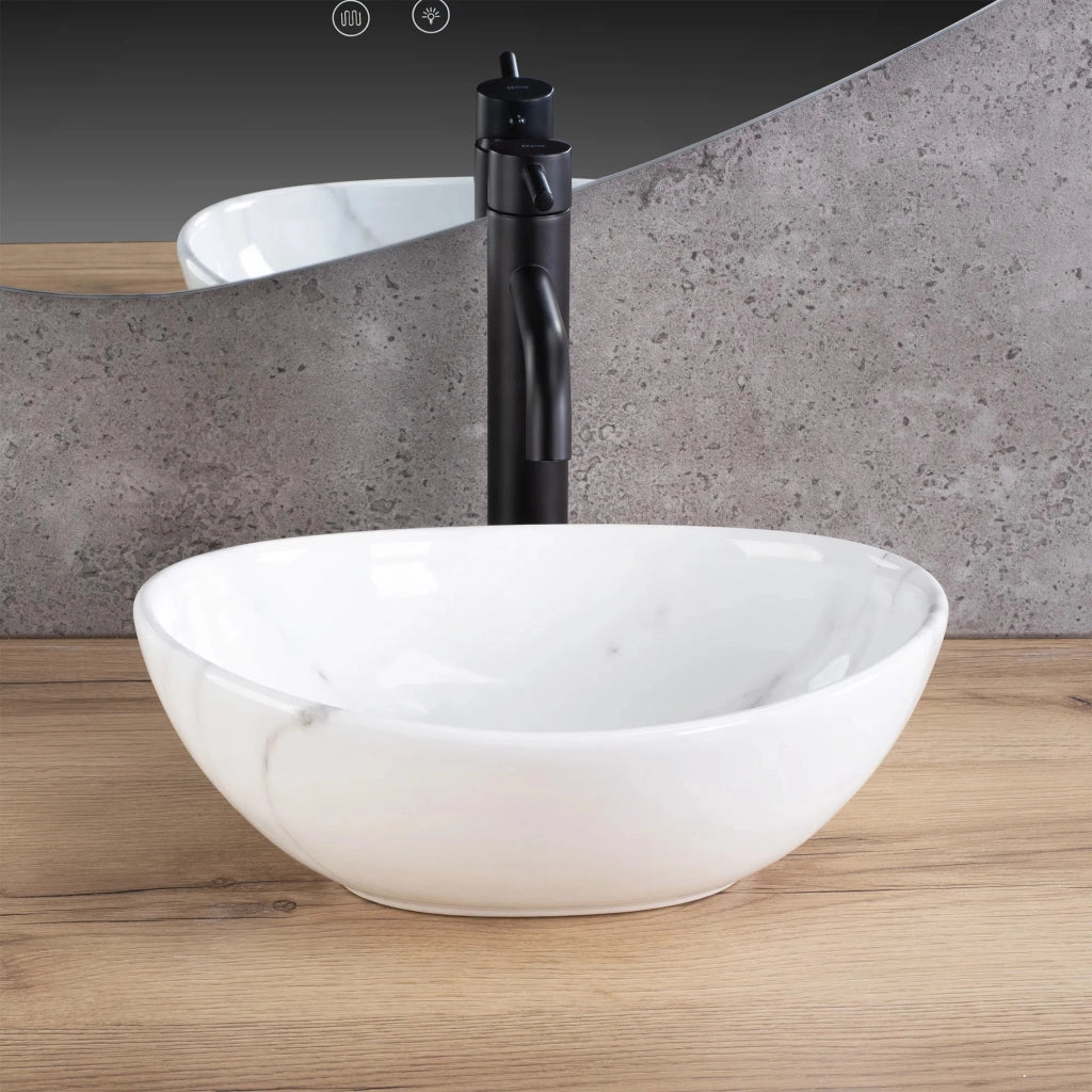 Lavabo Da Appoggio Rea Sofia Mini Cloudy