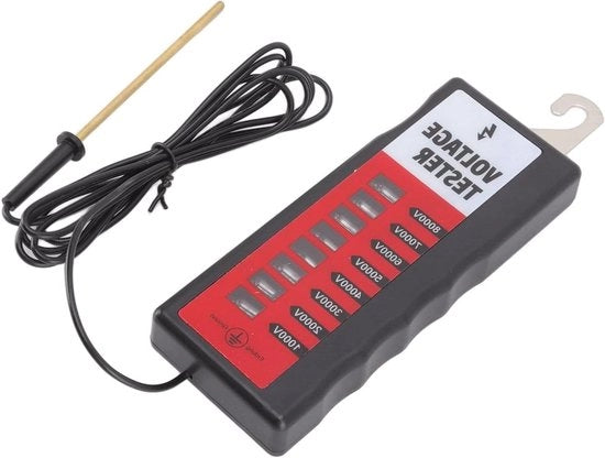 Testatore di serrature elettriche - ampio range di tensione - schermo LCD - sonde di vendita - filo di metallo - rete di corda - rete metallica.