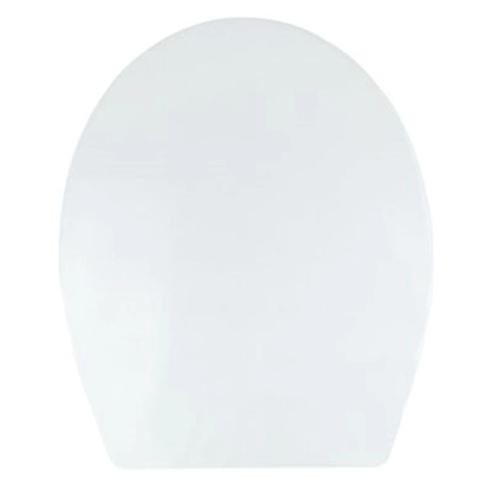 Trade Shop - Copriwater Uf Universale Sedile Wc Water Bagno Forma O Chiusura Ammortizzata Bianco 87644 -
