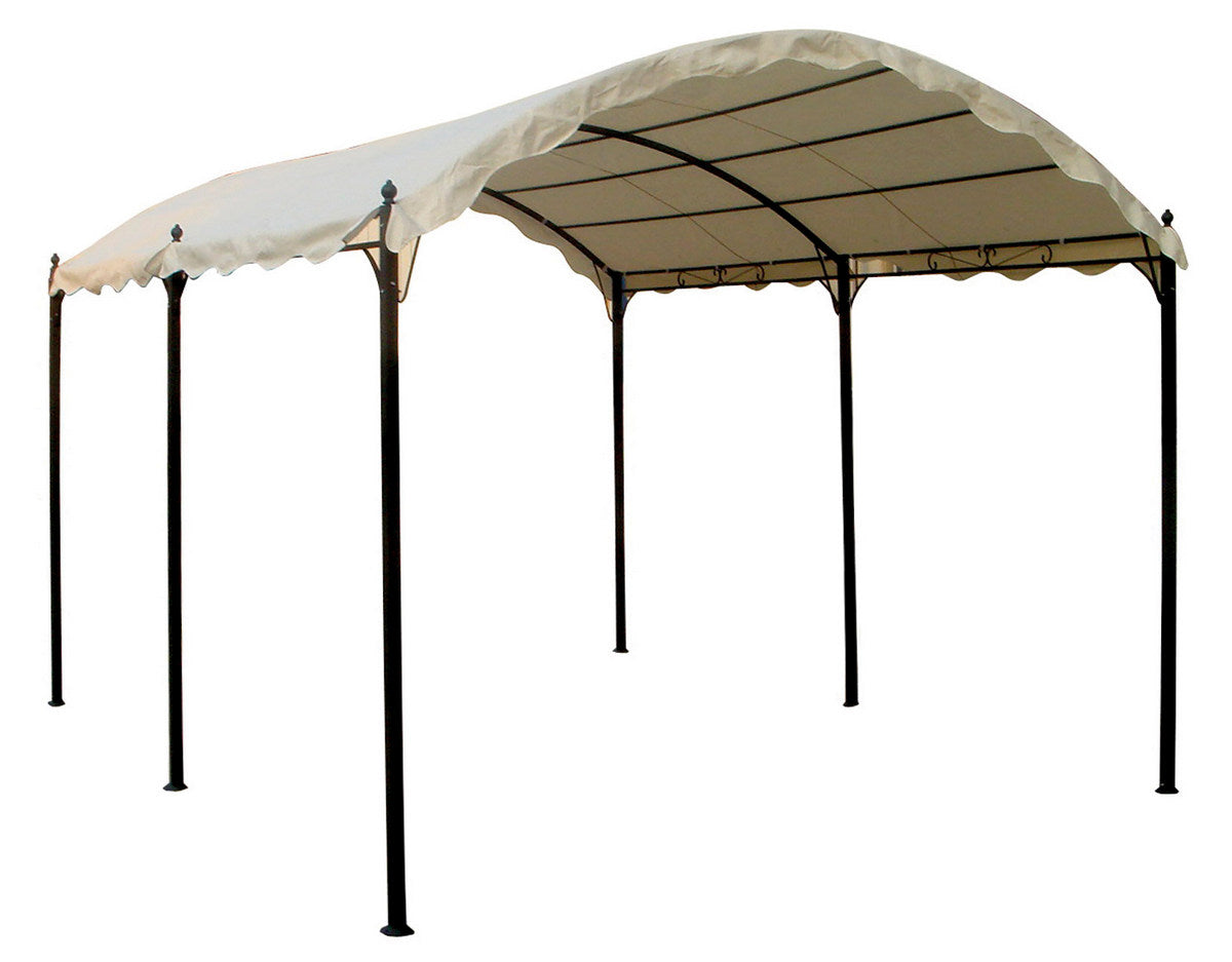 Gazebo Onda da Giardino 3 x 4 con Telo Copertura Auto Esterno H 2.5 mt Verdelook