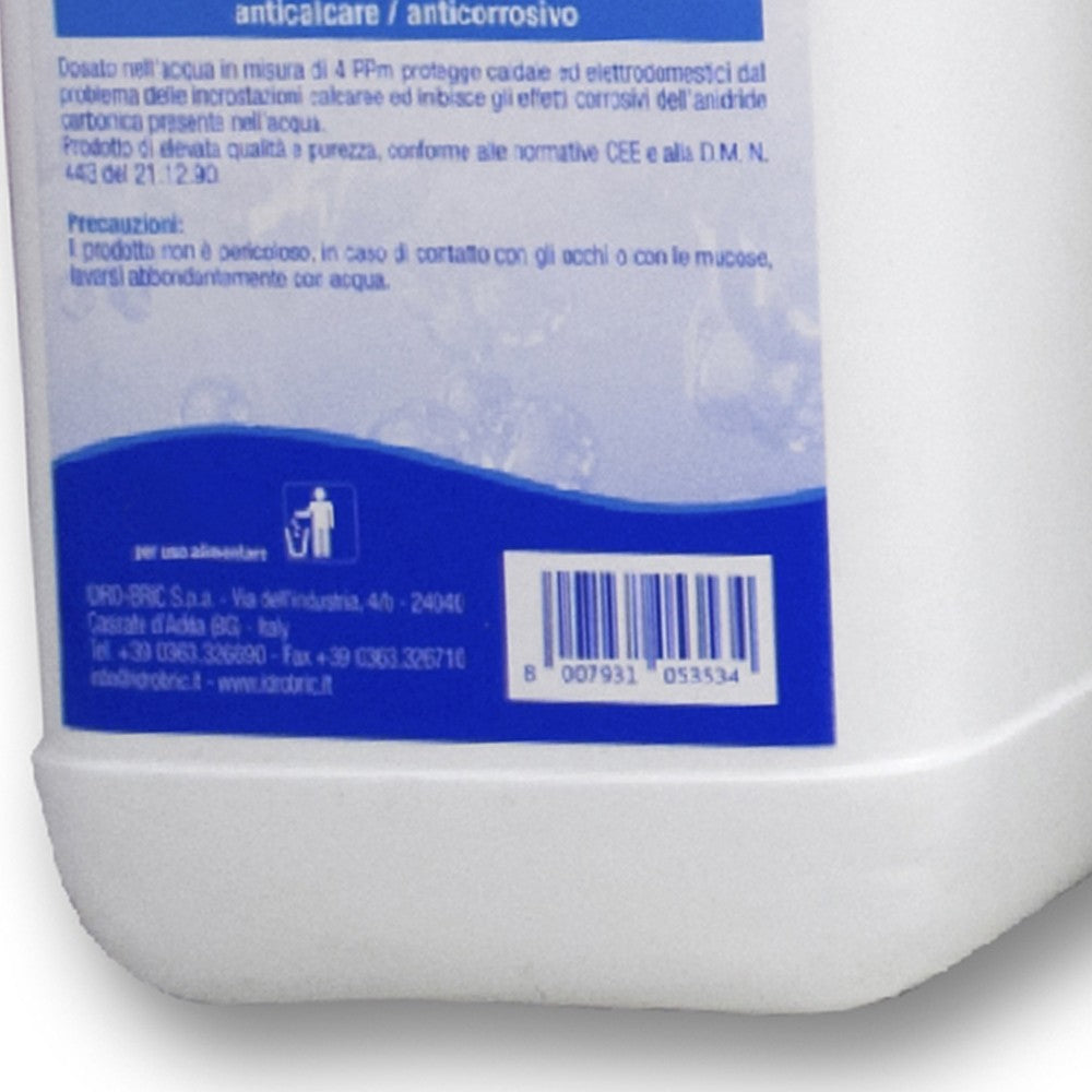 Barattolo polifosfati in cristallo da 0,5 Kg