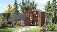 Casetta da Giardino Darwin 6x6, Marrone, 190 X 183 X 221 h