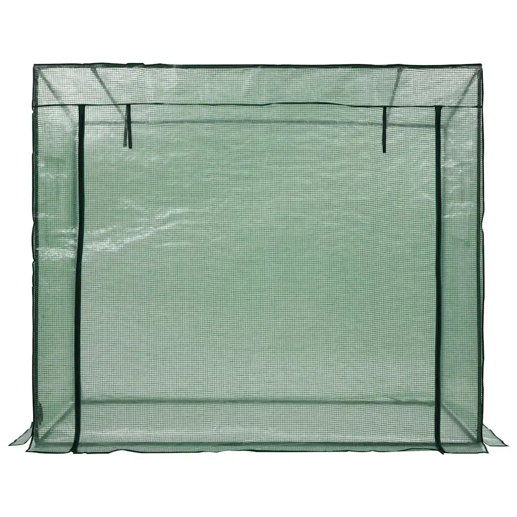 Serra passante con porta a cerniera e finestra ventilata 200 x 80 x 173 cm acciaio verde 02_0045931