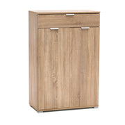 MOBILETTO CON 2 ANTE E CASSETTO NATURALE 75 X 38 X H112 CM