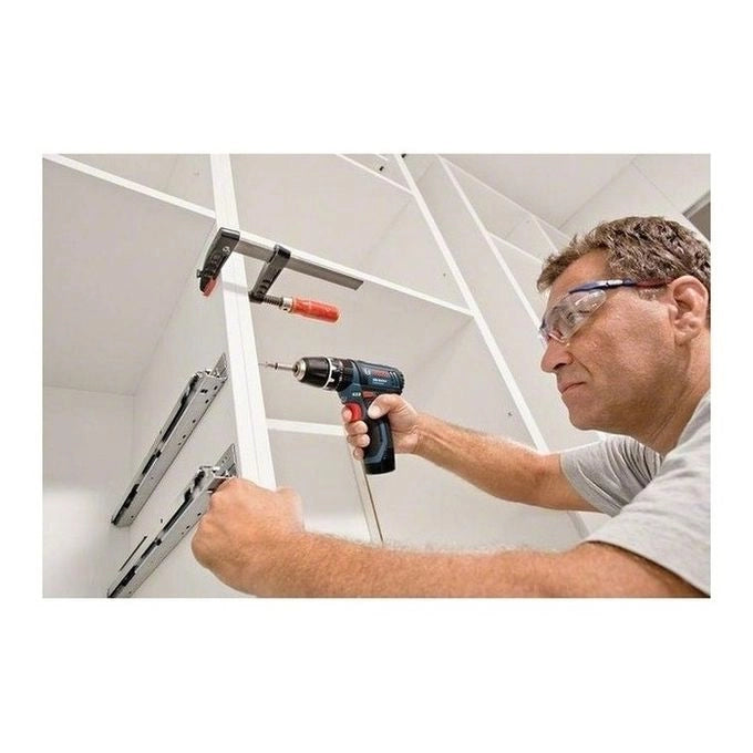 Bosch GSB 10,8-2-LI Professional Senza chiave Nero, Blu, Rosso